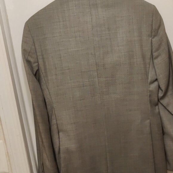 Joseph Abboud grey 36S 30 wool spandex stretch suit slim skinny fit tailored - Picture 12 of 12